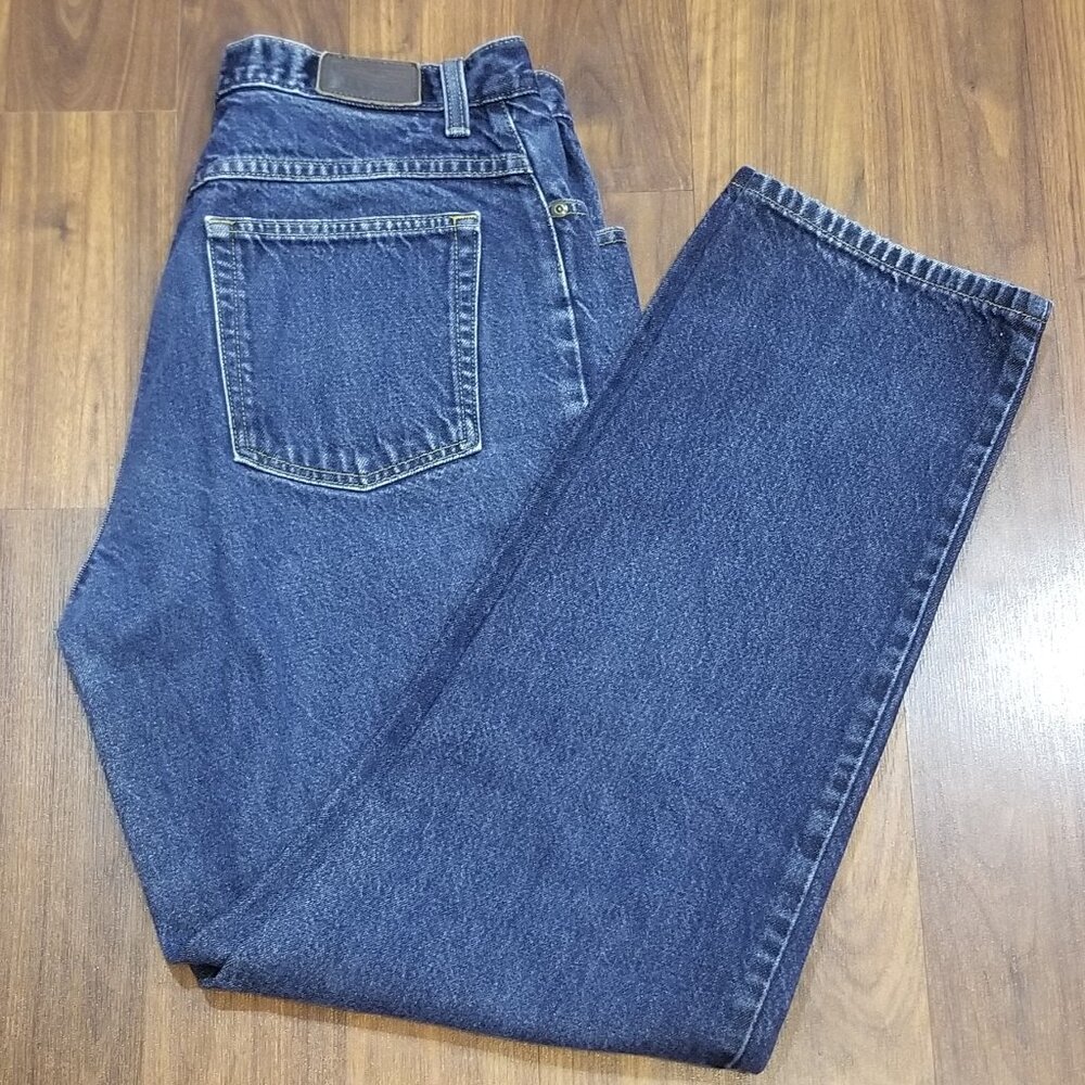 Ladies' L.L. Bean "Double L" Jeans, Relaxed Fit, Size 12 Tall, VGUC - Picture 2 of 16